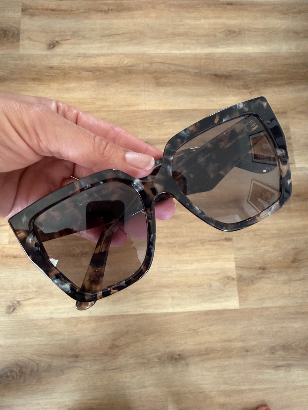 D&G Tortoiseshell Cat-Eye Sunglasses